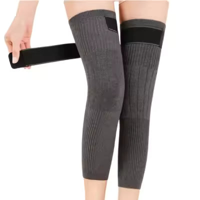 Knee Warmer for Winter – Wool Fleece Leg Support for Men & Women